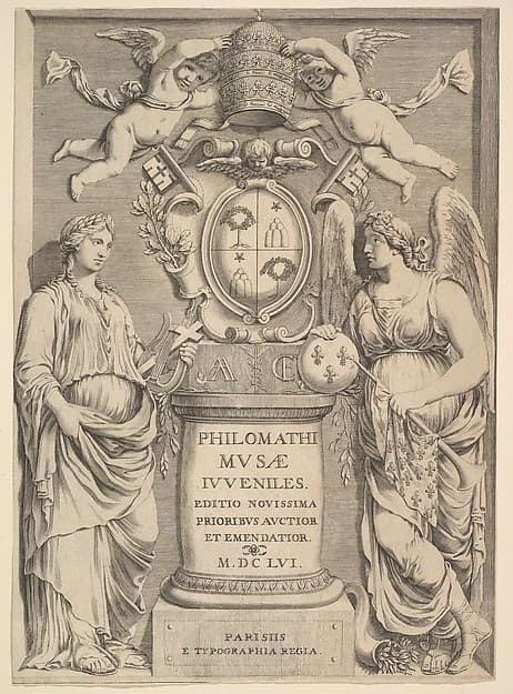Title Page: Philomathi Musae Juveniles, by Claude Mellan