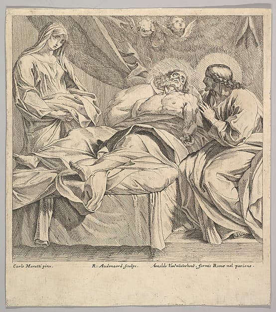 The Death of St. Joseph, by Robert van Audenaerde