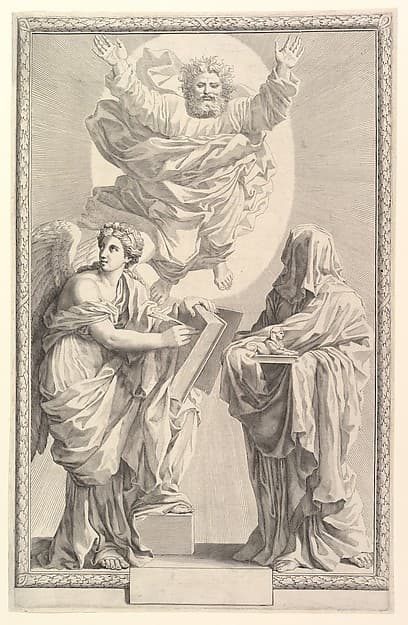 Frontispiece to the Bible, by Claude Mellan