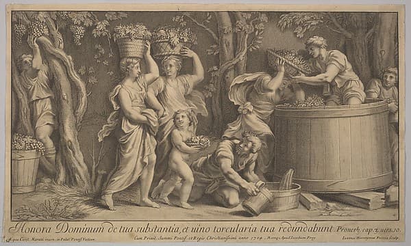 Vintage scene, by Giovanni Girolamo Frezza