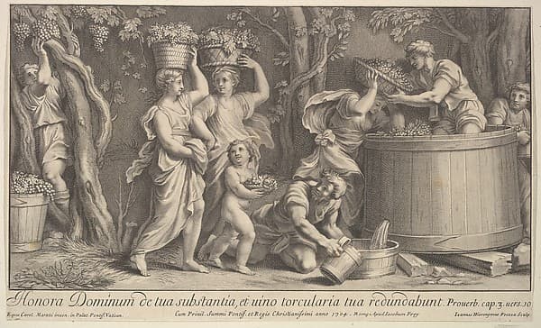 Vintage scene, by Giovanni Girolamo Frezza