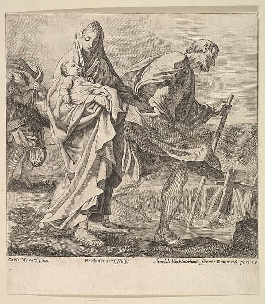 Flight into Egypt, by Robert van Audenaerde