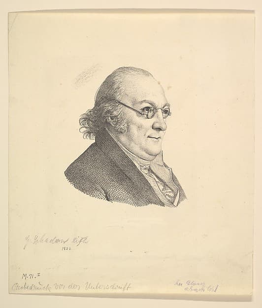 Portrait of Siegmund Wilhelm Wohlbruck (1762-1834), by Johann Gottfried Schadow