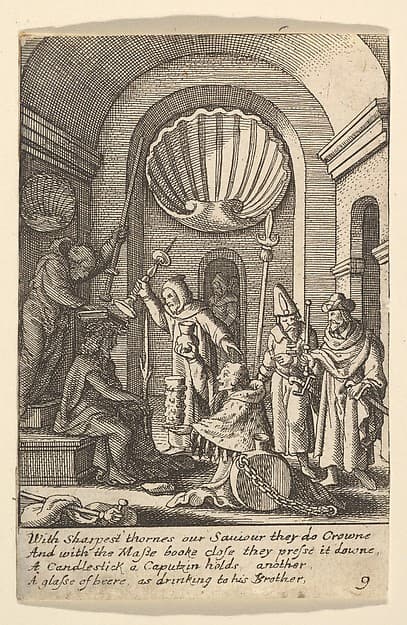 The mocking of Christ, by Wenceslaus Hollar