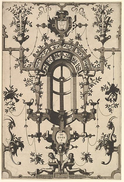 Modern Grotesque with Strapwork, by Johannes van Doetecum I