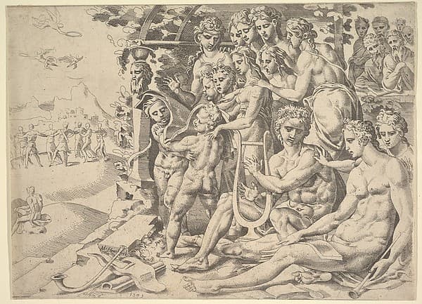 Apollo and the Muses, by Maarten van Heemskerck