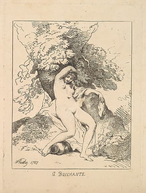 A Bacchante, by Thomas Rowlandson