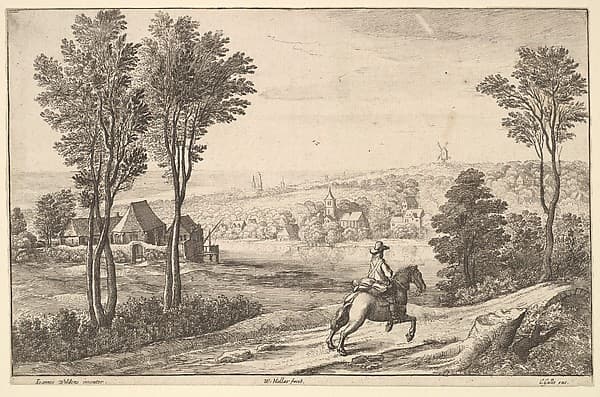 The Horseman, by Wenceslaus Hollar
