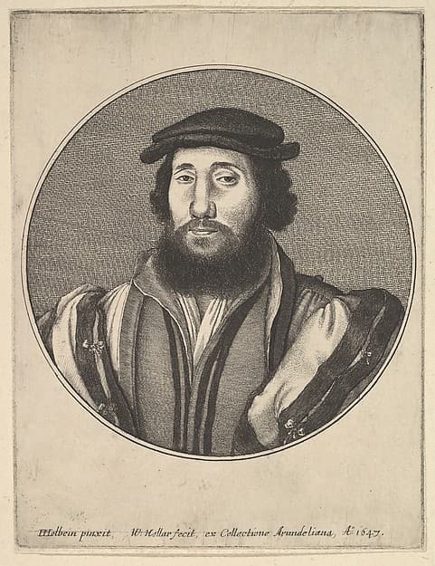 Bearded Man, by Wenceslaus Hollar