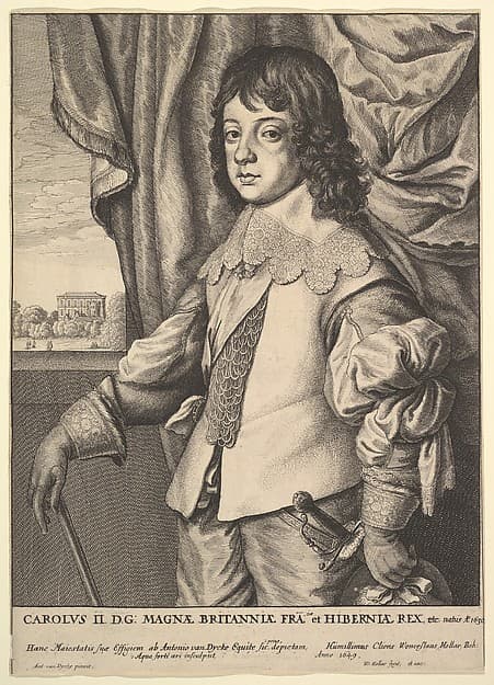 Charles II, by Wenceslaus Hollar