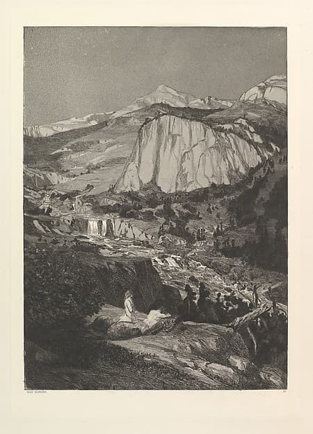 Mondnacht, from Intermezzi, plate 4, by Max Klinger