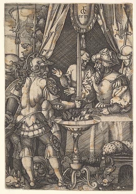 Mucius Scaevola, by Master FG