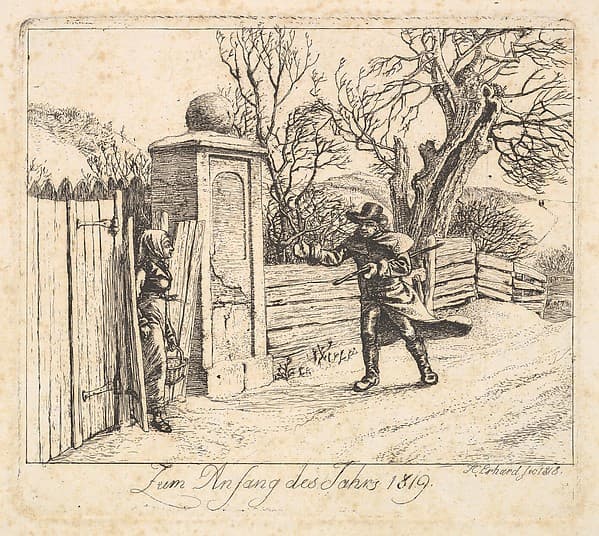 Winter Landscape, by Johann Christoph Erhard
