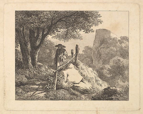 A Shady Enclosure of Trees, by Johann Christoph Erhard