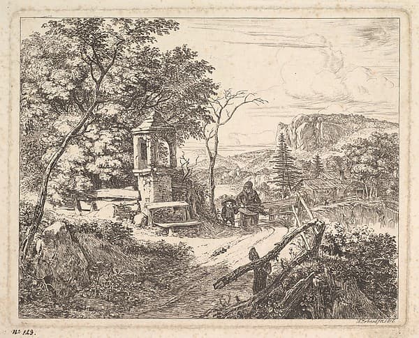 The Grove with Boys, by Johann Christoph Erhard