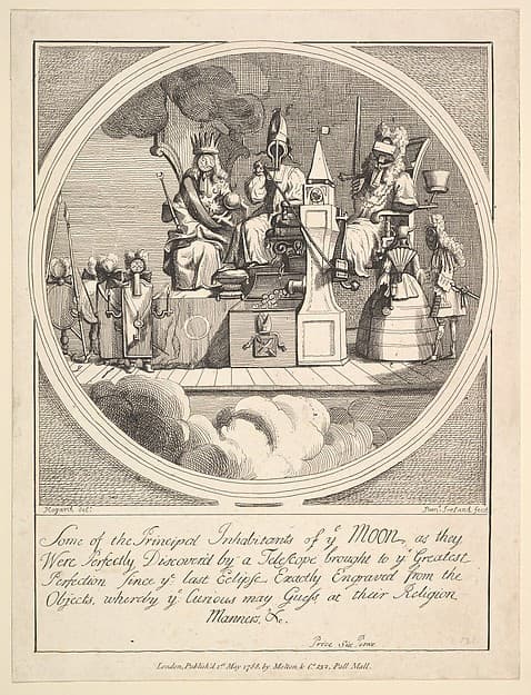 Some of the Principal Inhabitants of the Moon, as They Were Perfectly Discovered by a Telescope..., by Samuel Ireland