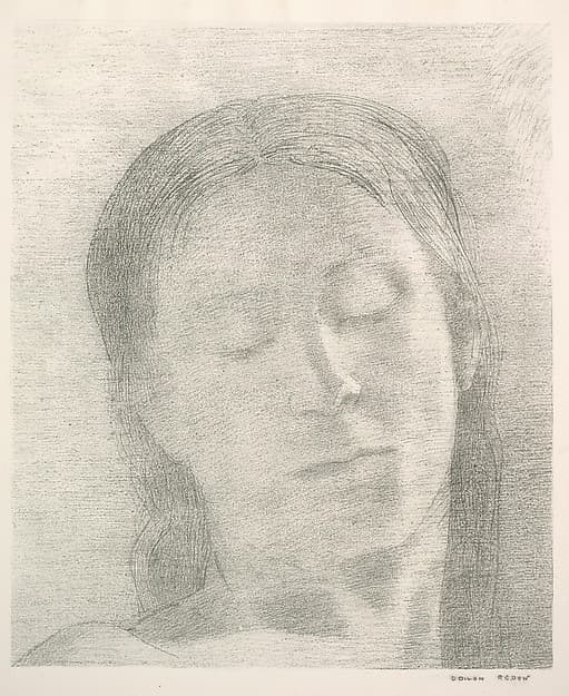 Eyes Closed, by Odilon Redon
