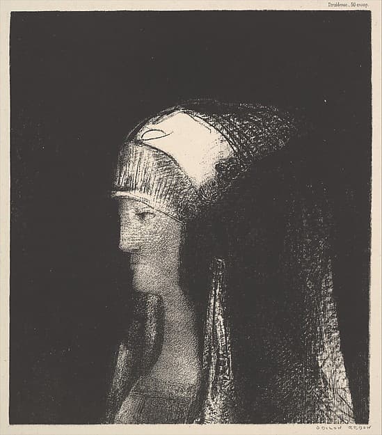Druidesse, by Odilon Redon