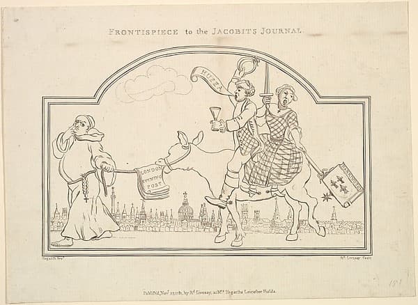 Frontispiece to "The Jacobite's Journal", by Richard Livesay