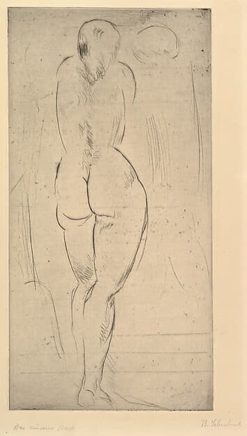 The Solitary Woman (Das einsame Weib), by Wilhelm Lehmbruck