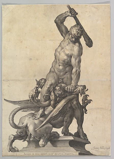 Hercules Slaying the Hydra, by Jan Muller
