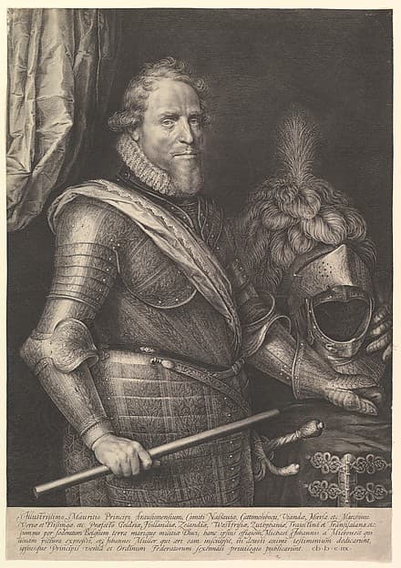 Portrait of Maurits, Prince of Orange, by Jan Muller