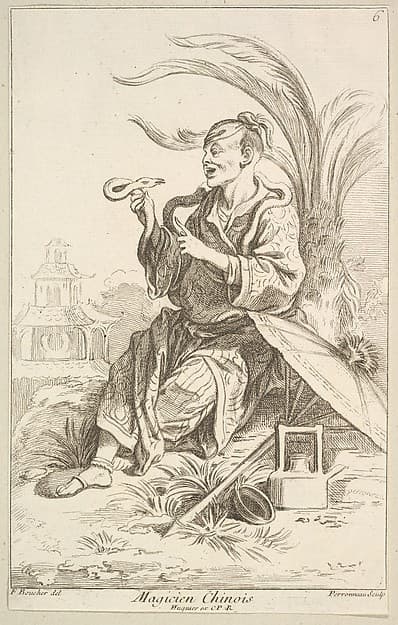 Chinese Magician, by Jean-Baptiste Perronneau