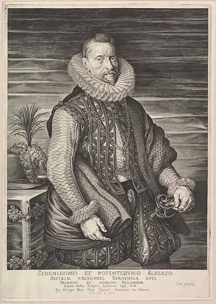Portrait of Albert, Archduke of Austria, Sovereign of the Southern Netherlands, by Jan Muller