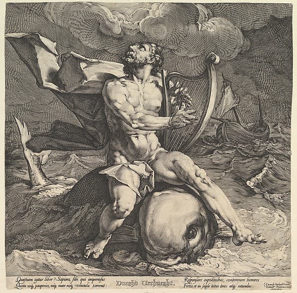 Arion on a Dolphin, by Jan Muller