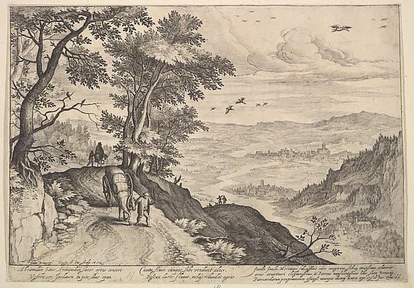 Path over a Valley, by Crispijn de Passe the Elder