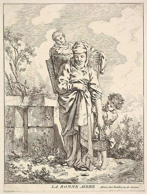 The Good Mother, by Jacques Gabriel Huquier