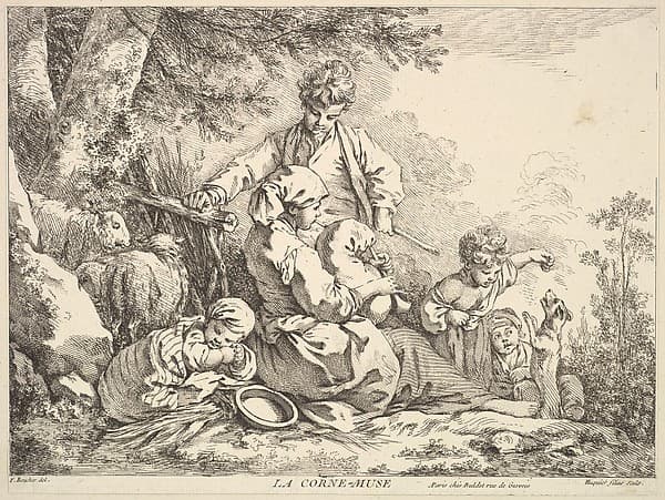 Bagpipes, by Jacques Gabriel Huquier