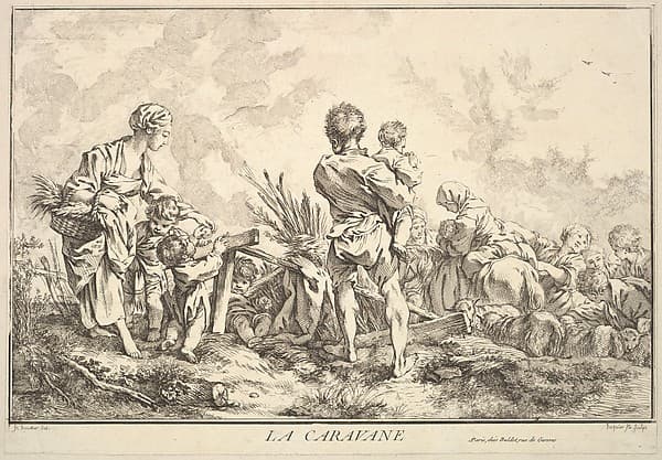 The Caravan, by Jacques Gabriel Huquier