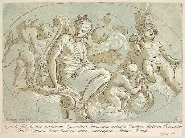 Venus Surrounded by Putti, by Arthur Pond