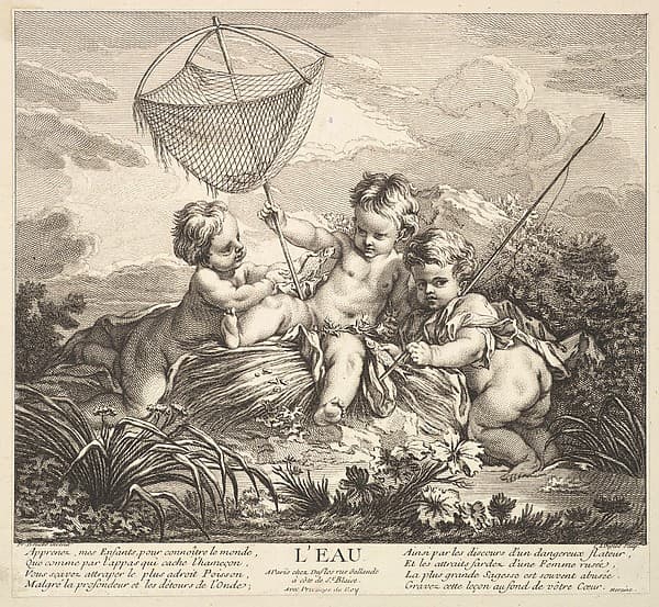 Water, by Claude Augustin Duflos le Jeune