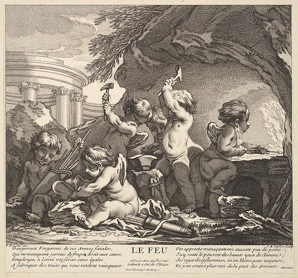 Fire, by Claude Augustin Duflos le Jeune
