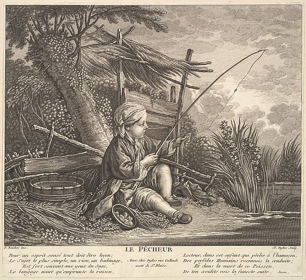 Fisherman, by Claude Augustin Duflos le Jeune