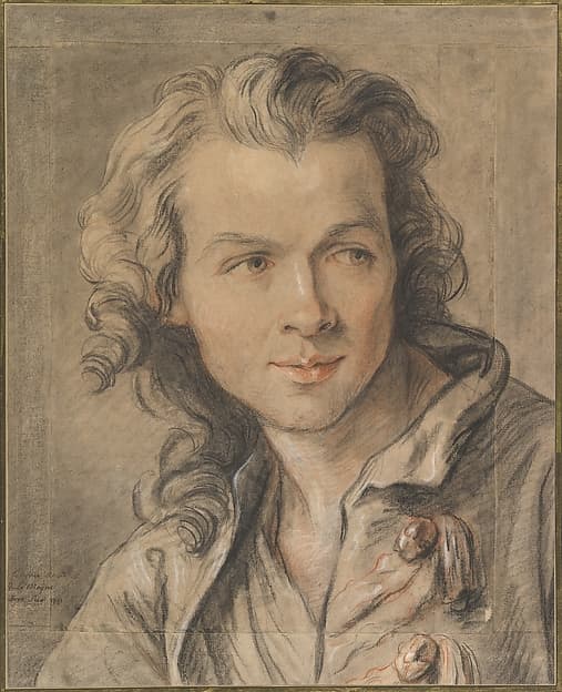 Portrait of Étienne Maurice Falconet (1716–1791), by Jean-Baptiste Lemoyne the Younger