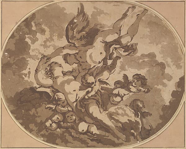 Venus and Cupid, by Jean Claude Richard, Abbé de Saint-Non