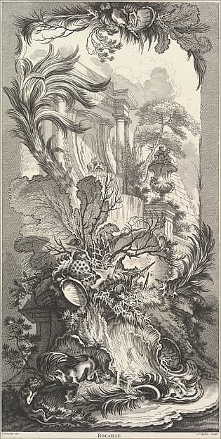 Rocaille (Rock Garden), by Claude Augustin Duflos le Jeune