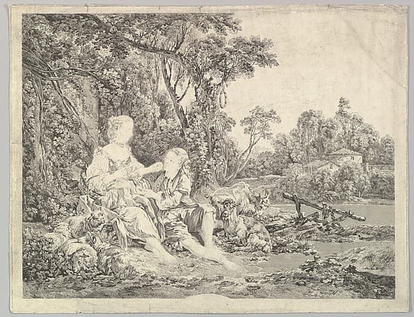 Pensant-ils au Raisin? (Are They Thinking About the Grape?), by Jacques Philippe Le Bas