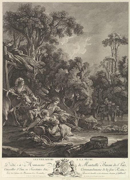 Les Villagois à la Pêche (The Villages Fishing), by René Gaillard
