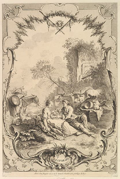 Pastorale, by Gabriel Huquier
