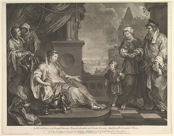 Moses Brought to Pharaoh's Daughter, by William Hogarth