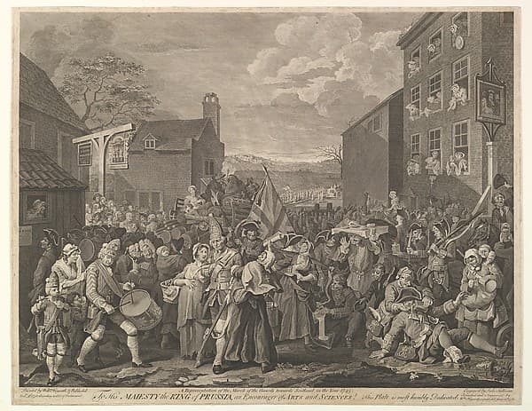 The March to Finchley--A Representation of the March of the Guards towards Scotland in the Year 1745, by Luke Sullivan