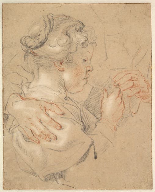 Study of a Young Girl Drinking from a Glass, by Jacob Jordaens