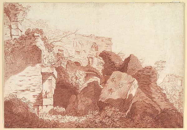 Ruins of the Palatine Hill, by Joseph Benoît Suvée