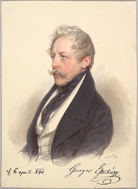 Count Georg Esterházy von Galántha, by Josef Kriehuber