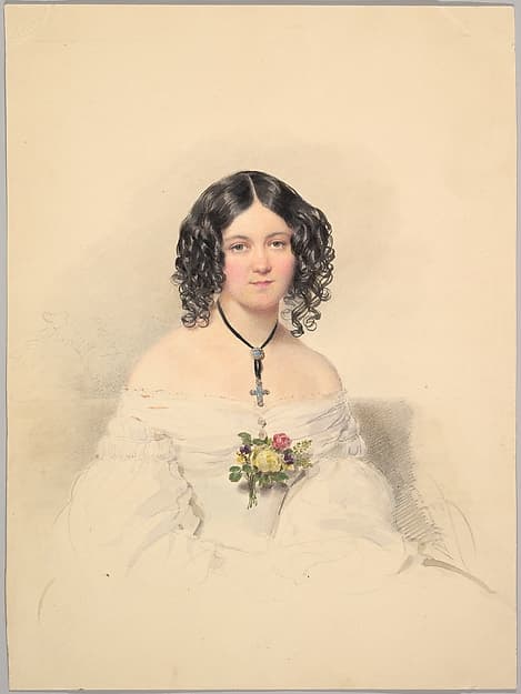 Countess Hélène Esterházy, née Countess Bezobrazov, by Moritz Michael Daffinger