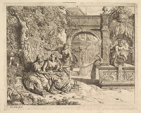 Vertumnus and Pomona, by Richard van Orley